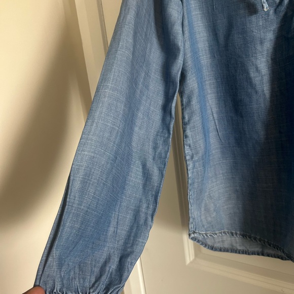 Frame Denim Blue Blouse - Picture 2 of 7